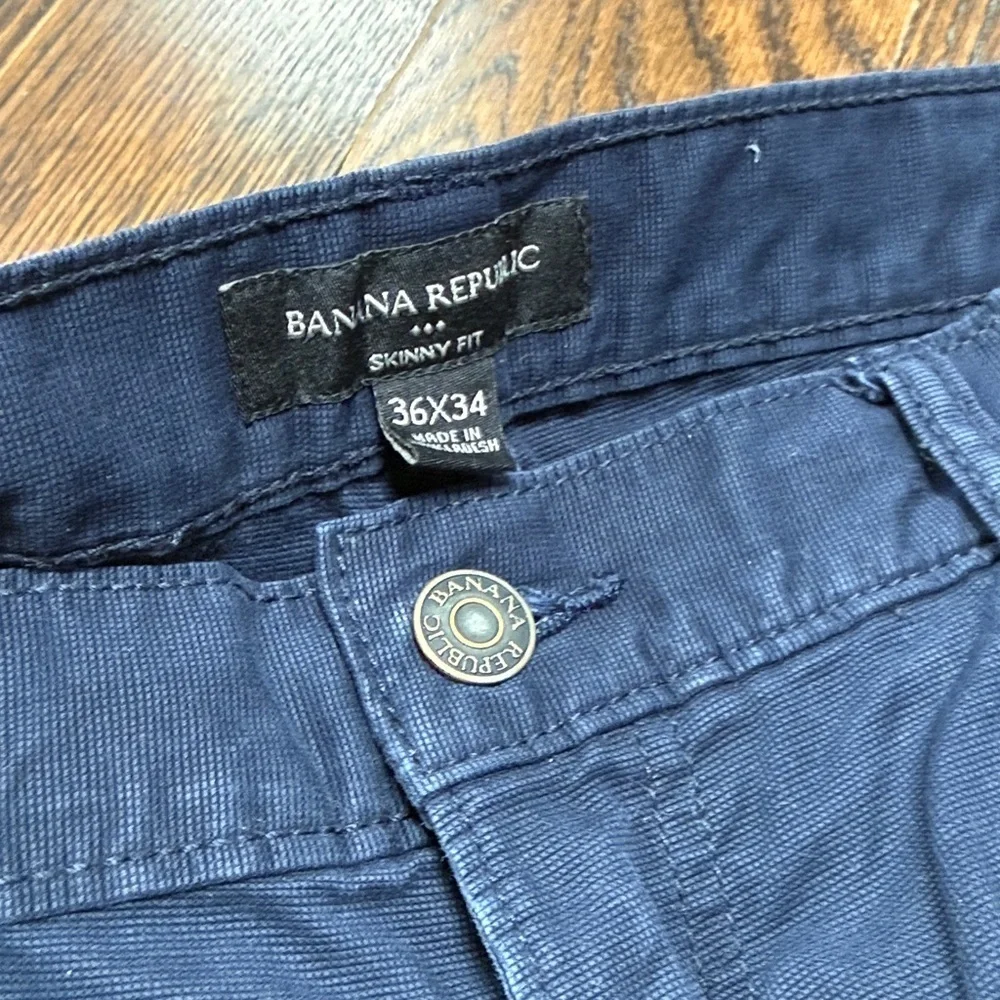 Banana Republic navy blue skinny fit Pants Mens 36x34